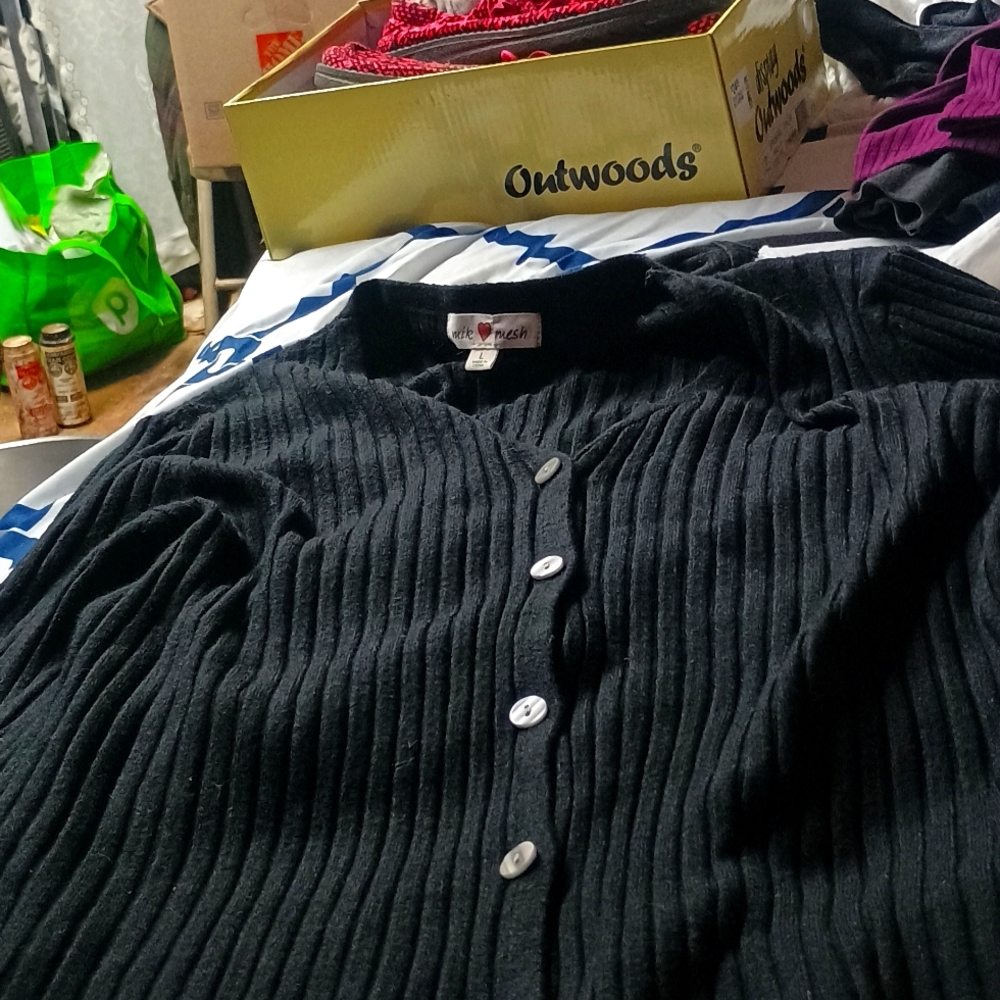 Women's black sweater